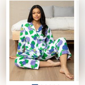 Printfresh Pajama Hydrangea Hideaway - Long Sleep Set